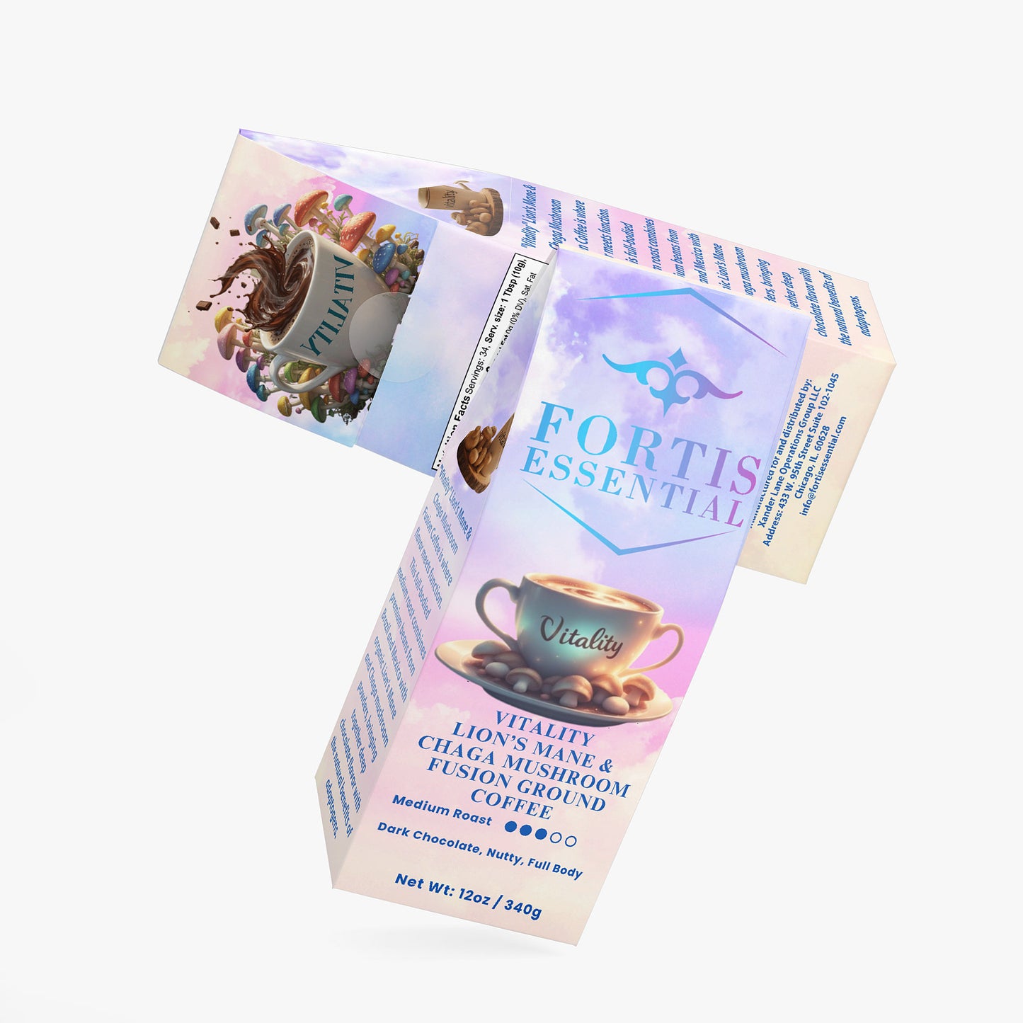 Vitality Mushroom Coffee (Medium Roast)