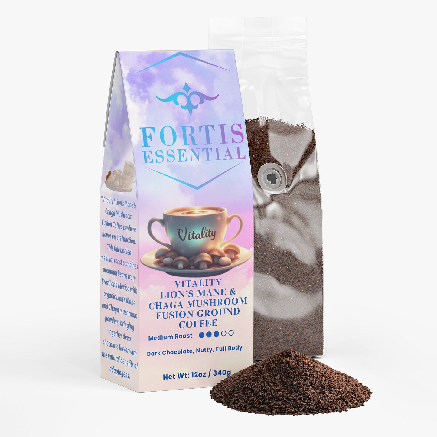 Vitality Mushroom Coffee (Medium Roast)